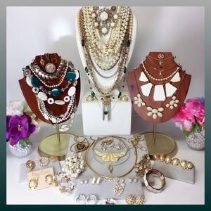 Estate vintage to now jewelry lot many designer